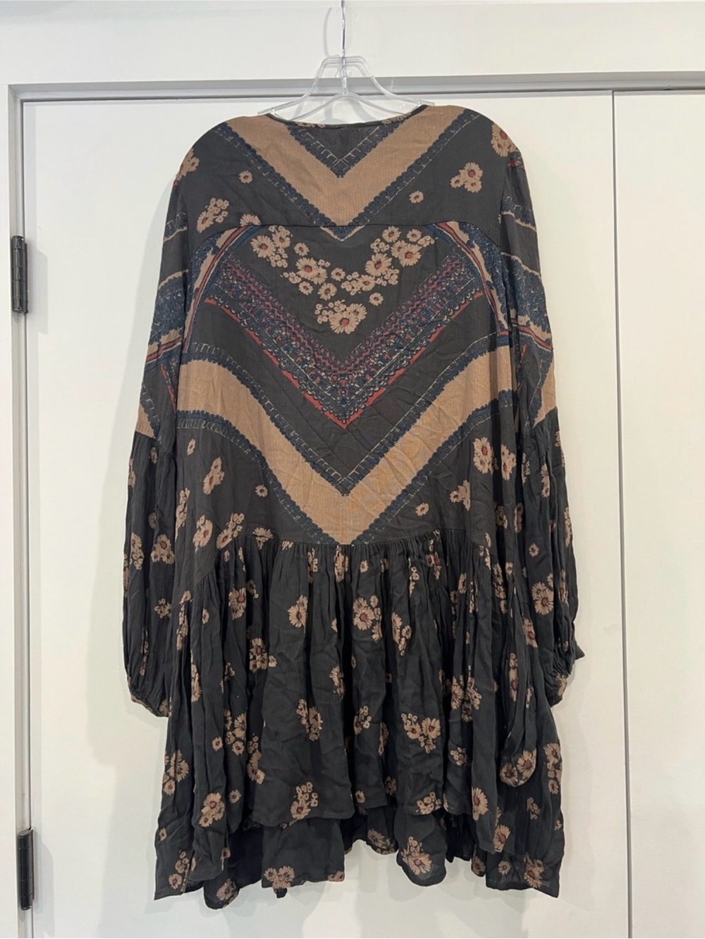 Free People From Your Heart Printed Dress Multicolor Size L - Picture 5 of 9